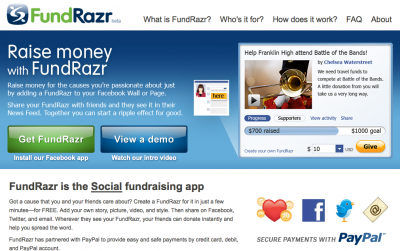 PayPal-Fundrazr